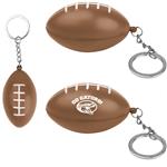 KH20117 Football Stress Reliever Keychain With Custom Imprint